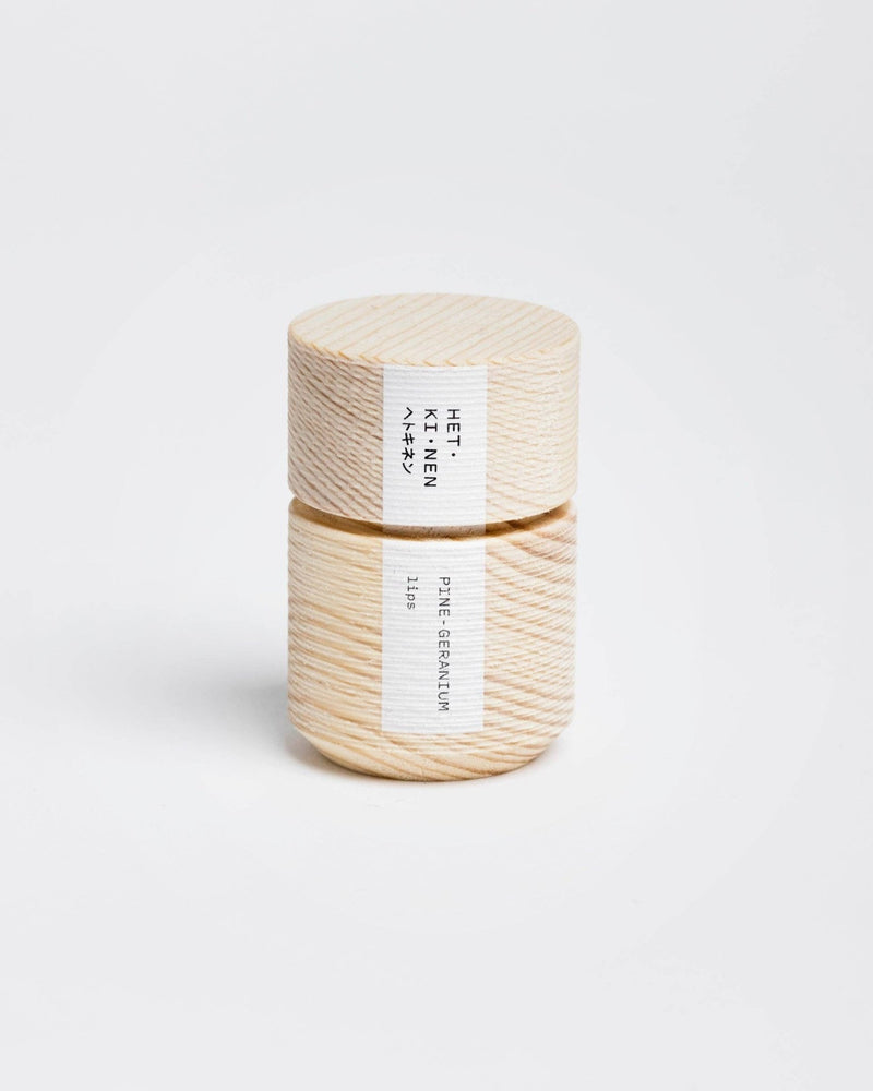 pine - geranium lip balm, pink - Zoja Beauty - Hetkinen