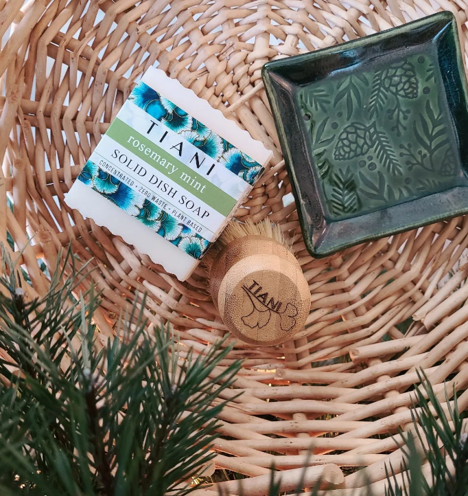 Solid Dish Soap: Rosemary Mint